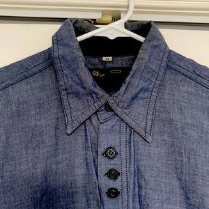 GS shirt sleeve button down men’s L